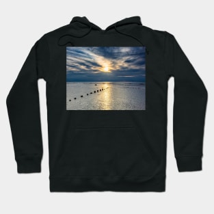 Barncaster Beach Sunset, Norfolk Hoodie